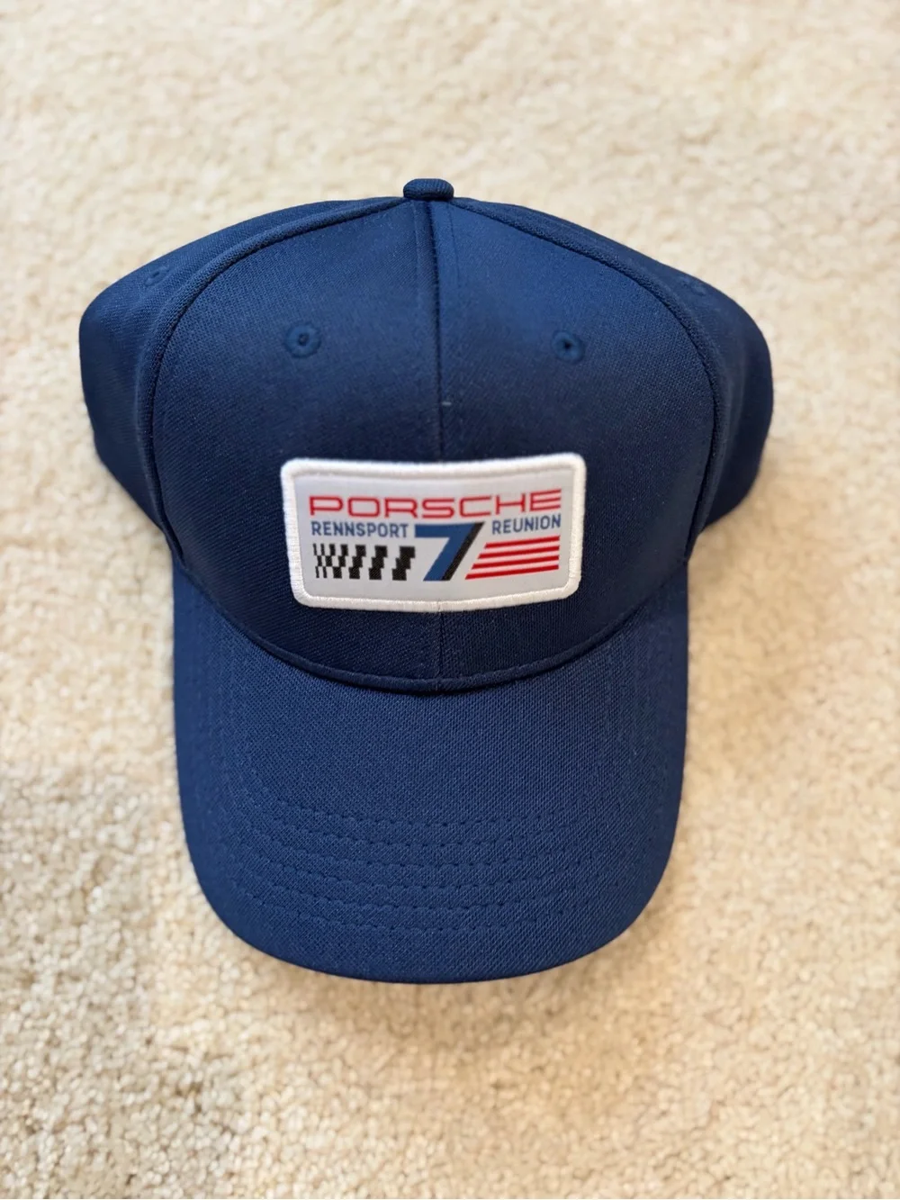 Porsche Design Navy Blue Kids Cap with Rennsport Patch